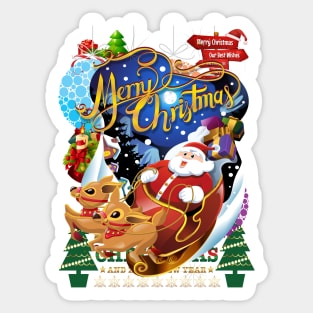 Santa Claus Is Coming to Town Sticker